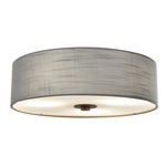 Classic Ceiling Flush Light - Dark Bronze / Grey