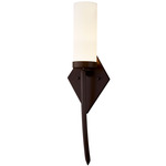 Pointe Wall Sconce - Dark Bronze / Opal