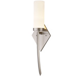 Pointe Wall Sconce - Brushed Nickel / Opal