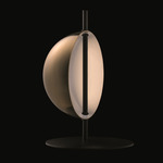 Superluna Table Lamp - Black / Anodic Brass