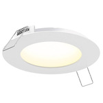 Access Round Recessed Panel Light - White