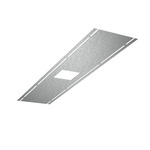 MSL4 4-Light Square Rough-In Plate - Aluminum