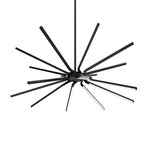 Star Pendant - Black / Frosted