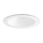 Entra CL 3IN Round Flanged Trim - White / White