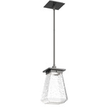 Beacon Dark Sky Outdoor Pendant - Argento Grey / Clear Hammered