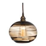 Coppa Pendant - Flat Bronze / Optic Bronze