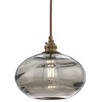 Coppa Pendant - Flat Bronze / Optic Smoke