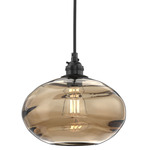 Coppa Pendant - Matte Black / Optic Bronze