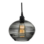 Coppa Pendant - Matte Black / Optic Smoke