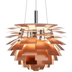 PH Artichoke Warm Dim LED Pendant - Copper