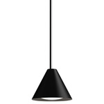 Keglen Pendant - Black / Opal