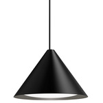 Keglen Pendant - Black / Opal