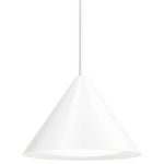 Keglen Pendant - White / Opal