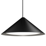Keglen Pendant - Black / Opal