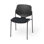 Nova Sea Chair with Foam Seat - Gunmetal / Recycled Plastic