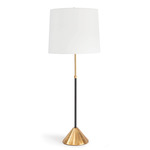 Parasol Table Lamp - Gold Leaf / White