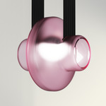 Etat-des-Lieux 1A Pendant - Black / Frosted Pink