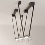 Etat-des-Lieux 3B Pendant - Black / Clear Transparent