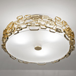 Glamour Ceiling Light Fixture - Gold / White