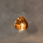 Mizu Pendant - White / Cognac