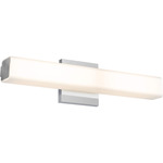 Noble One Color Select Bathroom Vanity Light - Chrome / Frosted