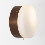 Solare Virgin Wall / Ceiling Light - Bronze Brass / Opal