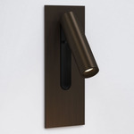 Fuse 3 Recessed Wall Sconce with Micro Switch - Bronze
