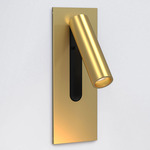 Fuse 3 Recessed Wall Sconce with Micro Switch - Matte Gold