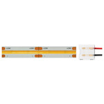 Lazer Strip Static White/Mono Color Snap & Light 24V - Satin Aluminum / White