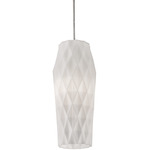 Candace Pendant - White / Opal White