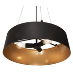 Lyric Pendant - Black / Gold