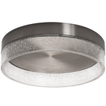 Maggie Ceiling Light - Satin Nickel / Clear