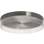 Maggie Ceiling Light - Satin Nickel / Clear