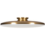 Skye Ceiling Light - Satin Brass / White Acrylic