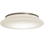 Sutton Ceiling Light Fixture - Satin Nickel / Frosted