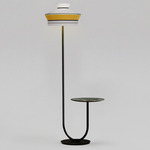 Calypso Martinique Outdoor Floor Lamp - Dark Green / Yellow Multi