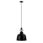 Gilwell Metal Pendant - Matte Black / Chrome