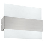 Nikita LED Wall Sconce - Matte Nickel / Satin