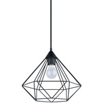 Tarbes Pendant - Matte Black / Matte Black