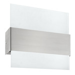 Nikita LED Wall Sconce - Matte Nickel / Satin