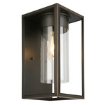 Walker Hill Outdoor Wall Sconce - Oil Rubbed Bronze / Clear