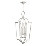 Allegretto Foyer Pendant - Silver Leaf