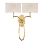Allegretto Duo Wall Sconce - Champagne / Gold Leaf