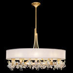 Azu Chandelier - Gold Leaf / Champagne