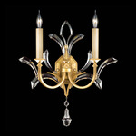 Beveled Arcs 350 Wall Sconce - Gold Leaf / Crystal