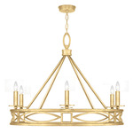 Cienfuegos Ring Chandelier - Gold Leaf