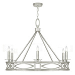 Cienfuegos Ring Chandelier - Silver Leaf