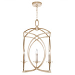 Cienfuegos Concave Chandelier - Gold Leaf