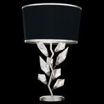 Foret Table Lamp - Silver Leaf / Black / Silver Leaf