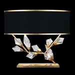 Foret Wide Table Lamp - Gold Leaf / Black / Gold Leaf